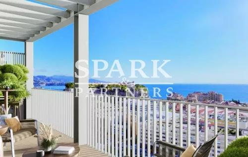 Cap d'Ail- frontière - Monaco - Appartement 2 pièces - vue mer- résidence neuve de standing