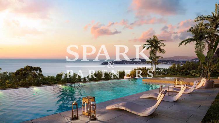 Cap D'Ail - Penthouse avec Toit Terrasse -  Piscine privé et Vue Mer